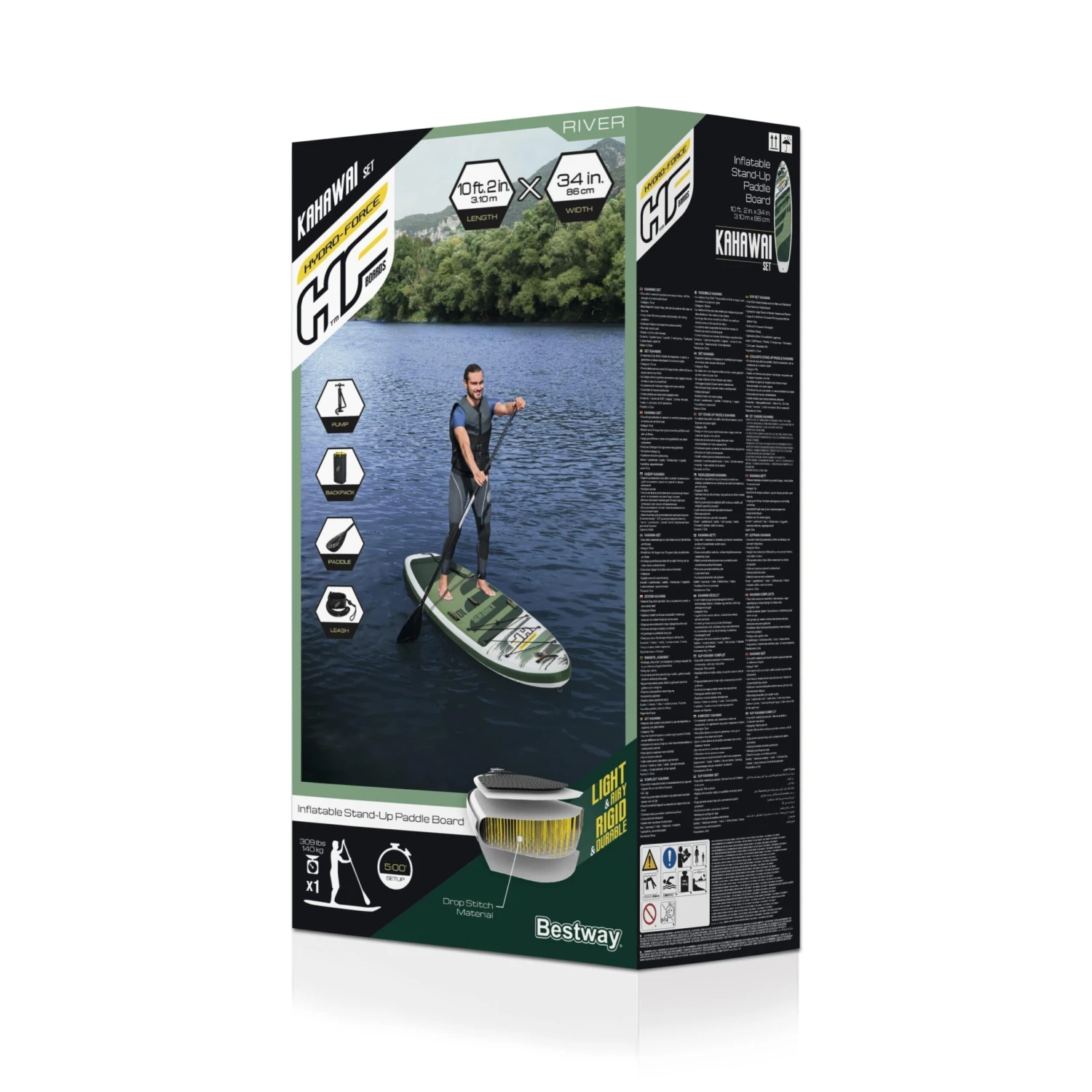 Bestway Hydro Force Kahawai 10ft Stand Up Paddle Board 4 Bestway Hydro Force Kahawai 10ft Stand Up Paddle Board - Image 2