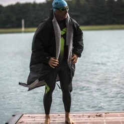 Dryrobe Advance Long Sleeve BLACK GREY - RECYCLED -Everyday Luxe OLM2631 BG 2024x2024 36cb4524 8fe5 4cff 969e 706197e53e62