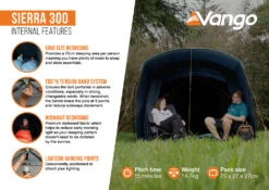 Vango Sierra 300 Poled Tent 2025 -Everyday Luxe Sierra 300 Infographic2 LowRes 1