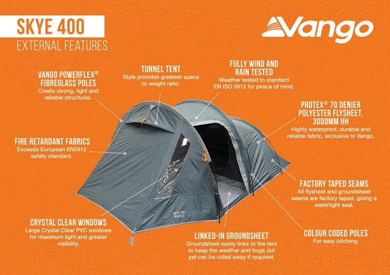 Vango Skye 400 Tent 2025 6 Vango Skye 400 Tent 2025 - Image 4