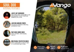 Vango Soul 300 Tent Deep Blue 2025 9 Vango Soul 300 Tent Deep Blue 2025 -Everyday Luxe Soul 300 Infographic2 LowRes