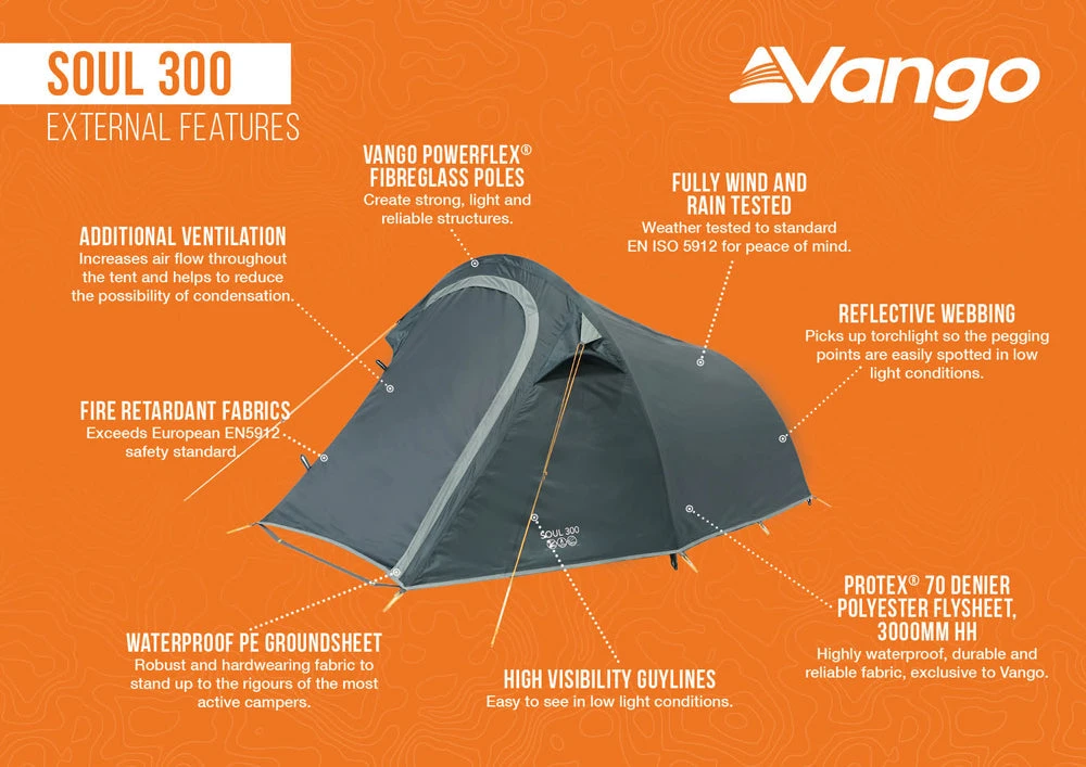 Vango Soul 300 Tent Deep Blue 2025 6 Vango Soul 300 Tent Deep Blue 2025 - Image 4