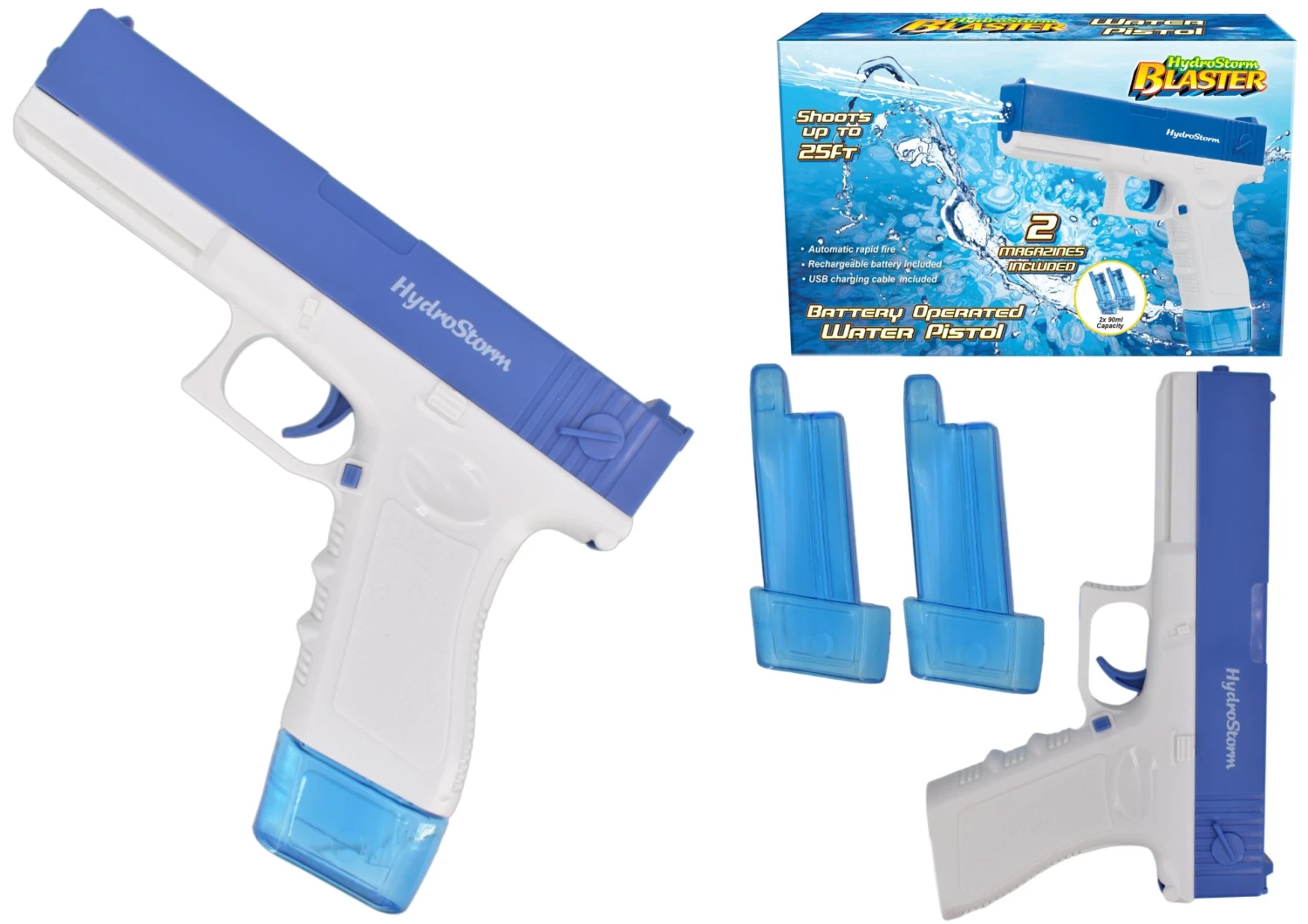 Kandy Toys Electric Water Gun With Rechargeable Battery 3 Kandy Toys Electric Water Gun With Rechargeable Battery