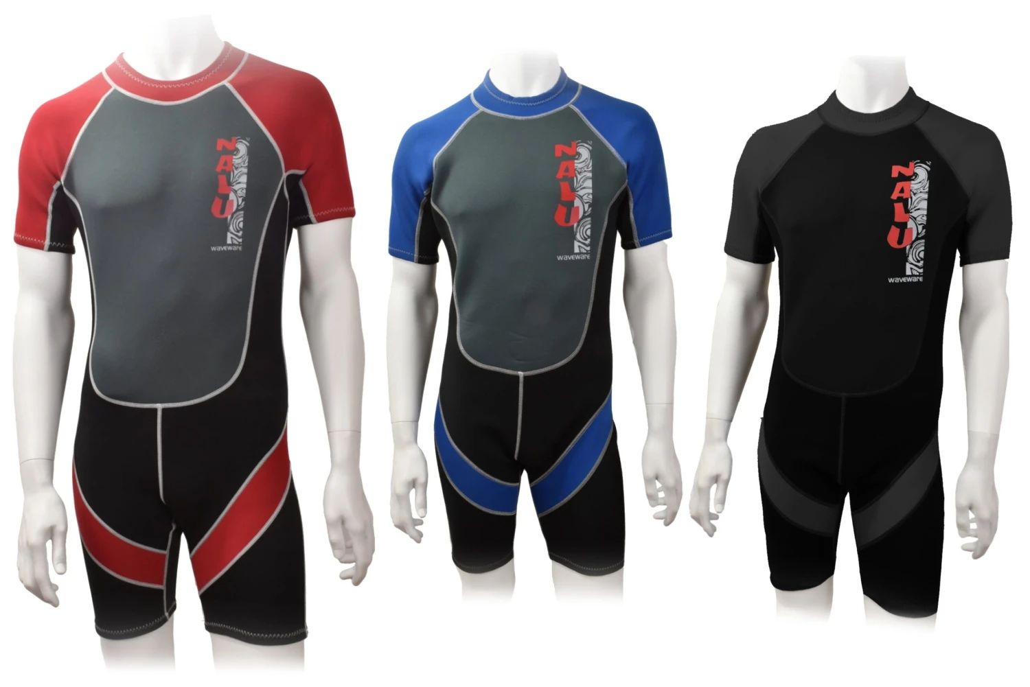 Nalu Adult Wetsuits - Red 3 Nalu Adult Wetsuits - Red