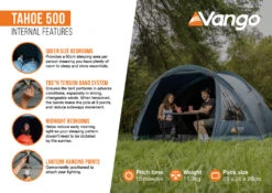 Vango Tahoe 500 Tent -Everyday Luxe Tahoe 500 Infographic2 LowRes