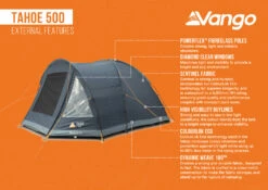 Vango Tahoe 500 Tent -Everyday Luxe Tahoe 500 Infographic LowRes