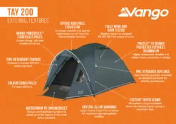 Vango Tay 200 Tent 2025 -Everyday Luxe Tay 200 Infographic External LowRes