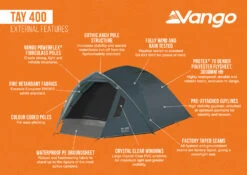Vango Tay 400 Tent 2025 14 Vango Tay 400 Tent 2025 -Everyday Luxe Tay 400 Infographic External LowRes