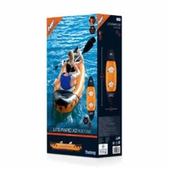 Bestway Hydro-Force Lite-Rapid X2 Kayak -Everyday Luxe bestway hydro force lite rapid x2 65077 inflatable kayak canoe 2 person 4