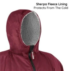 Osprey Unisex Changing Robe Maroon -Everyday Luxe callout 3 6