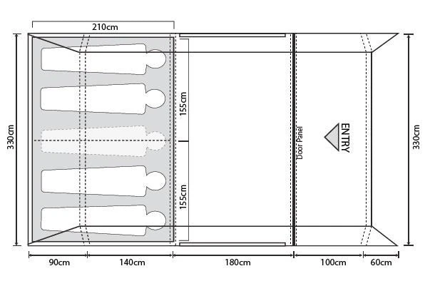 Outdoor Revolution Atom 500 Air Tent 10 Outdoor Revolution Atom 500 Air Tent - Image 8