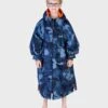 Dryrobe Advance Kids Long Sleeve Blue Camo / Orange -Everyday Luxe kids advance bluecamoorange 1