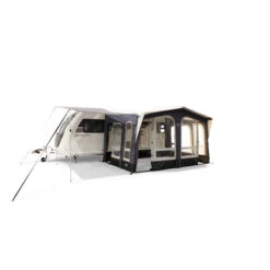 Vango Riviera Air Awning 390 Elements TC Package With Free Tall Annex Elements TC - Riviera, Caravan Awning Side Canopy And CP225 - Breathable Fitted Carpet - Riviera 390 -Everyday Luxe riviera air 390 elements tc 10
